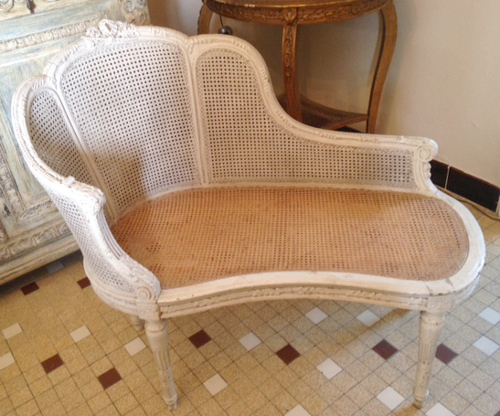 french antique chaise